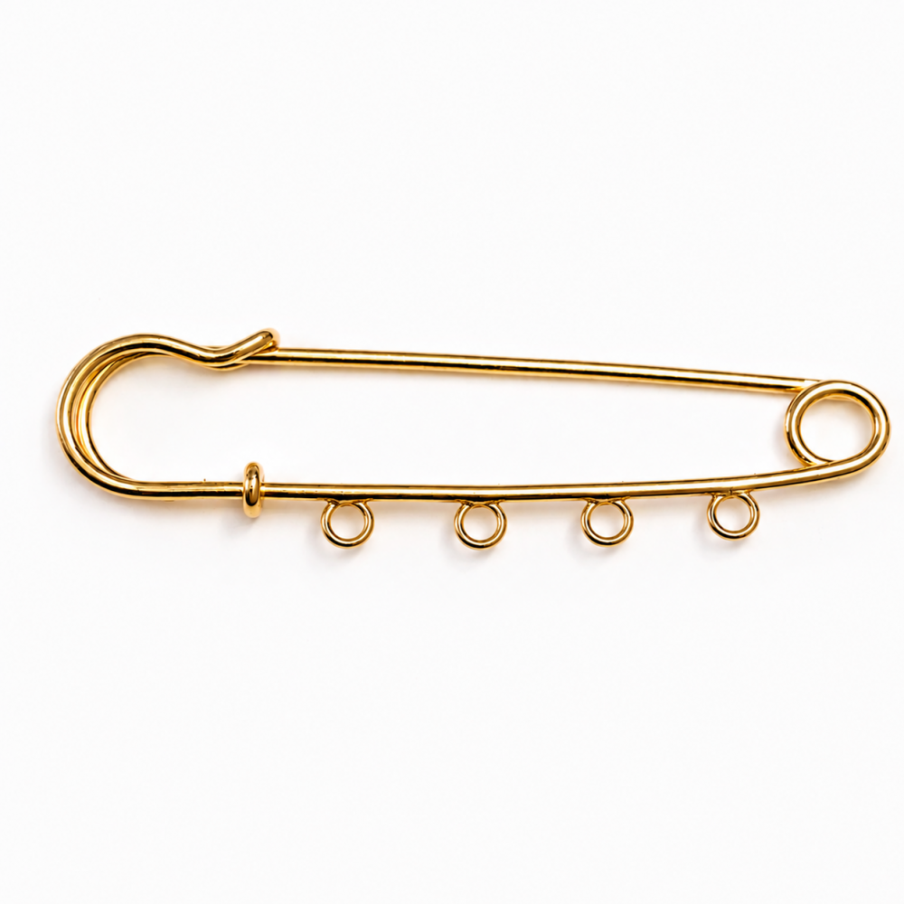 Brooch base 70 x 18 mm