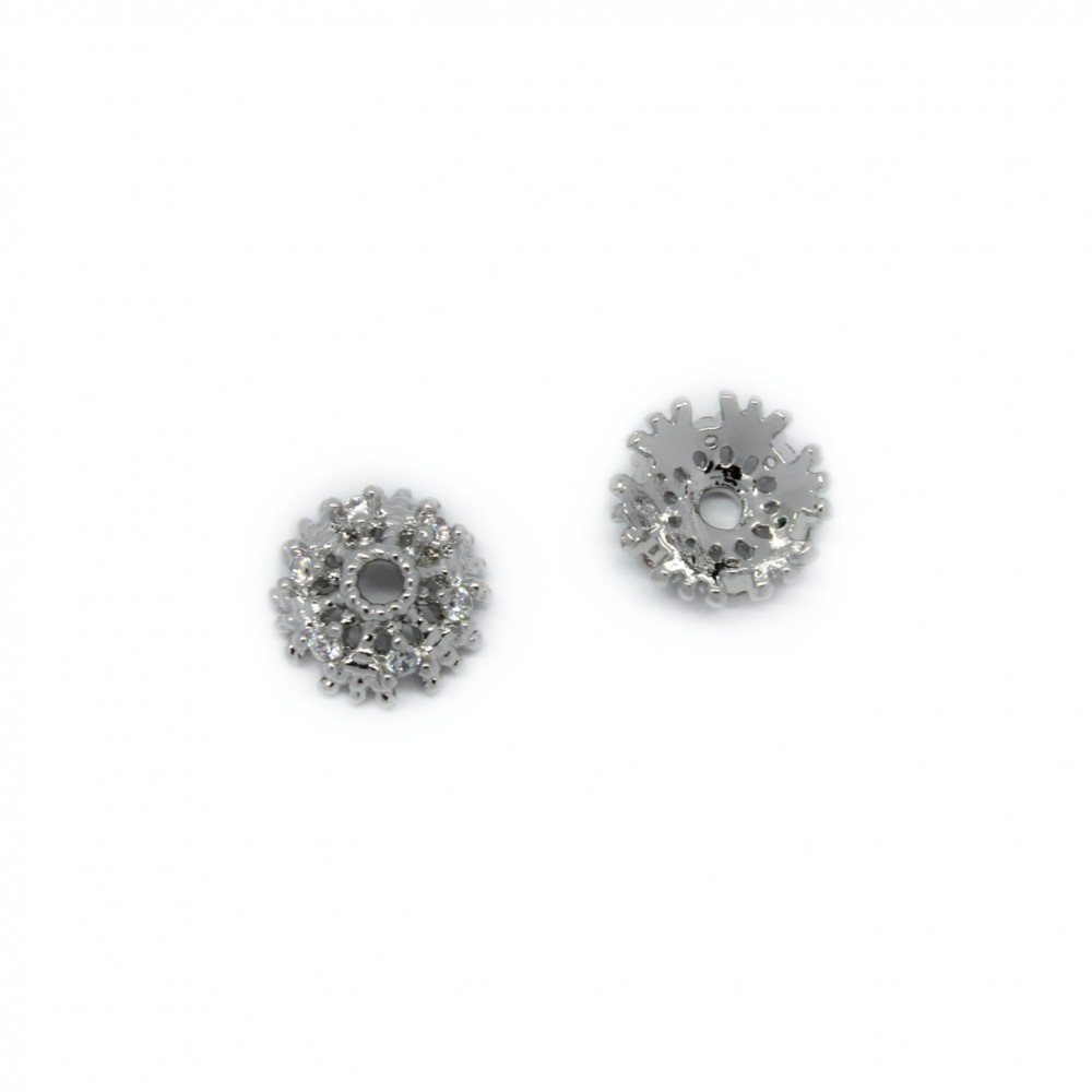 Bead cap "LUX" 7mm 2pcs. (F06L1012)