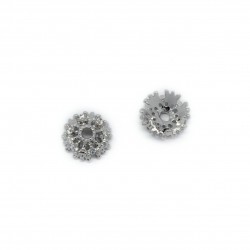 Bead cap "LUX" 7mm 2pcs. (F06L1012) 