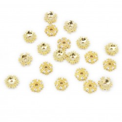 Bead cap "LUX" 7mm 2pcs. (F06L3013) 