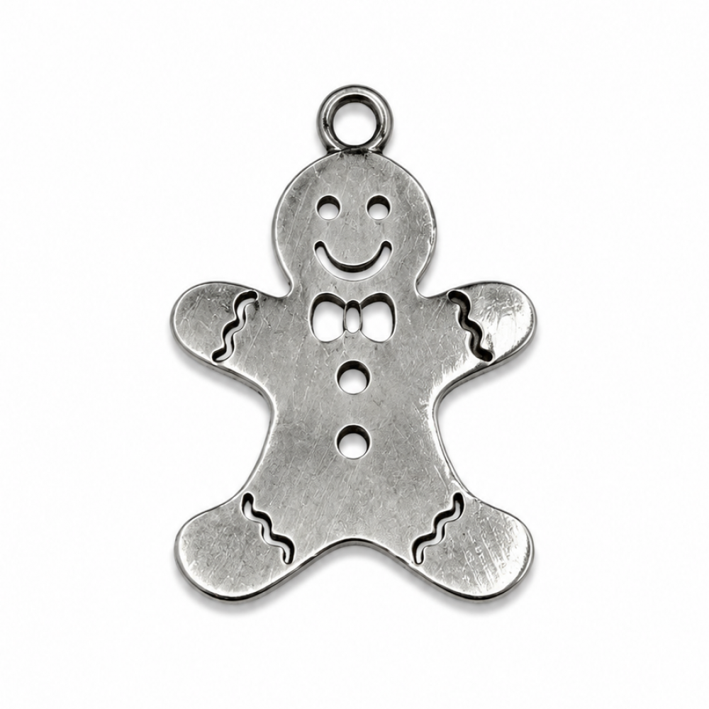 Pendant stainless steel 19×13 mm