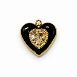 Pendant stainless steel 15×15 mm
