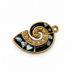 Pendant stainless steel 28×18 mm
