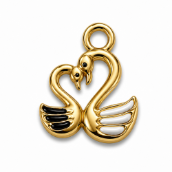Pendant stainless steel 17×14 mm