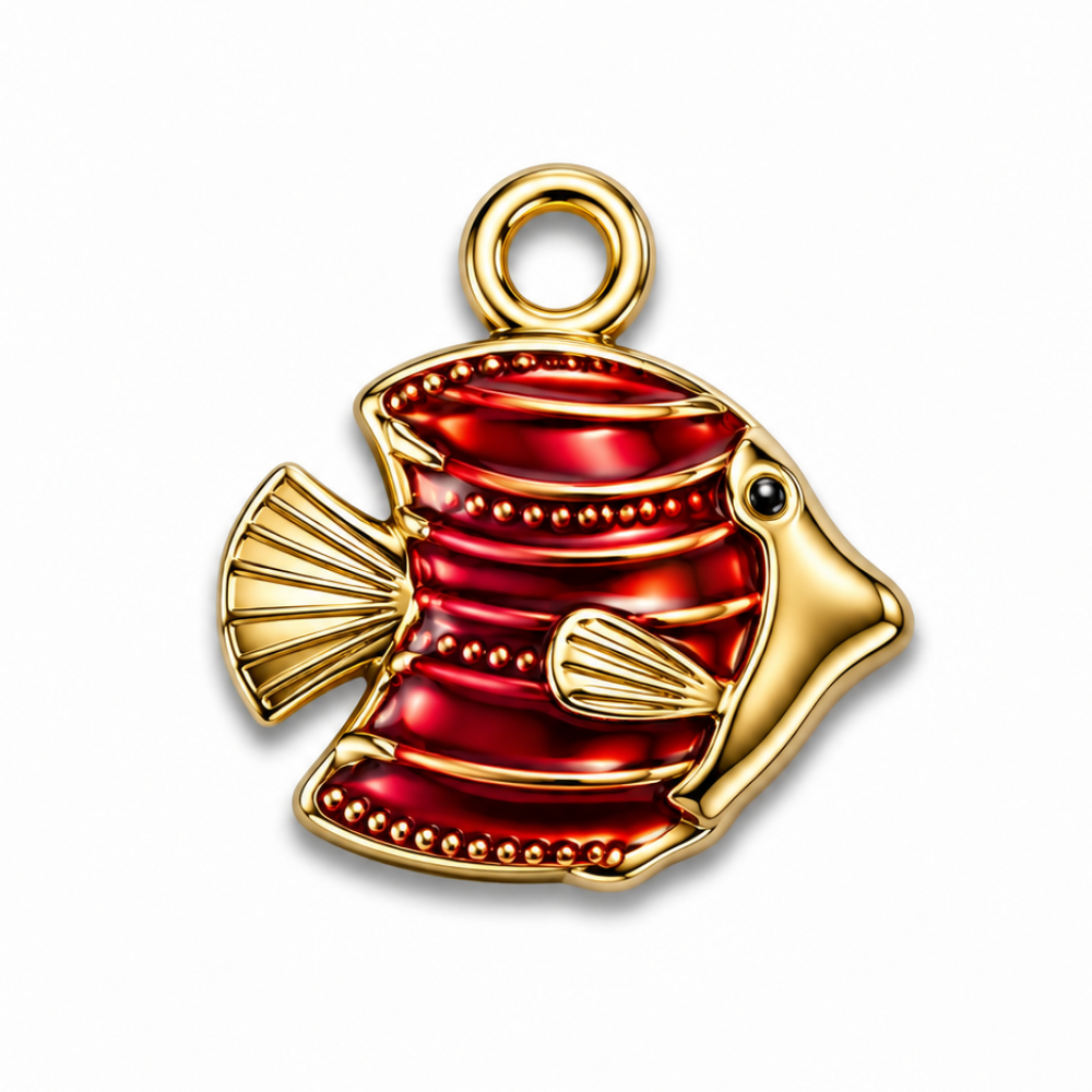 Pendant stainless steel 12×12 mm