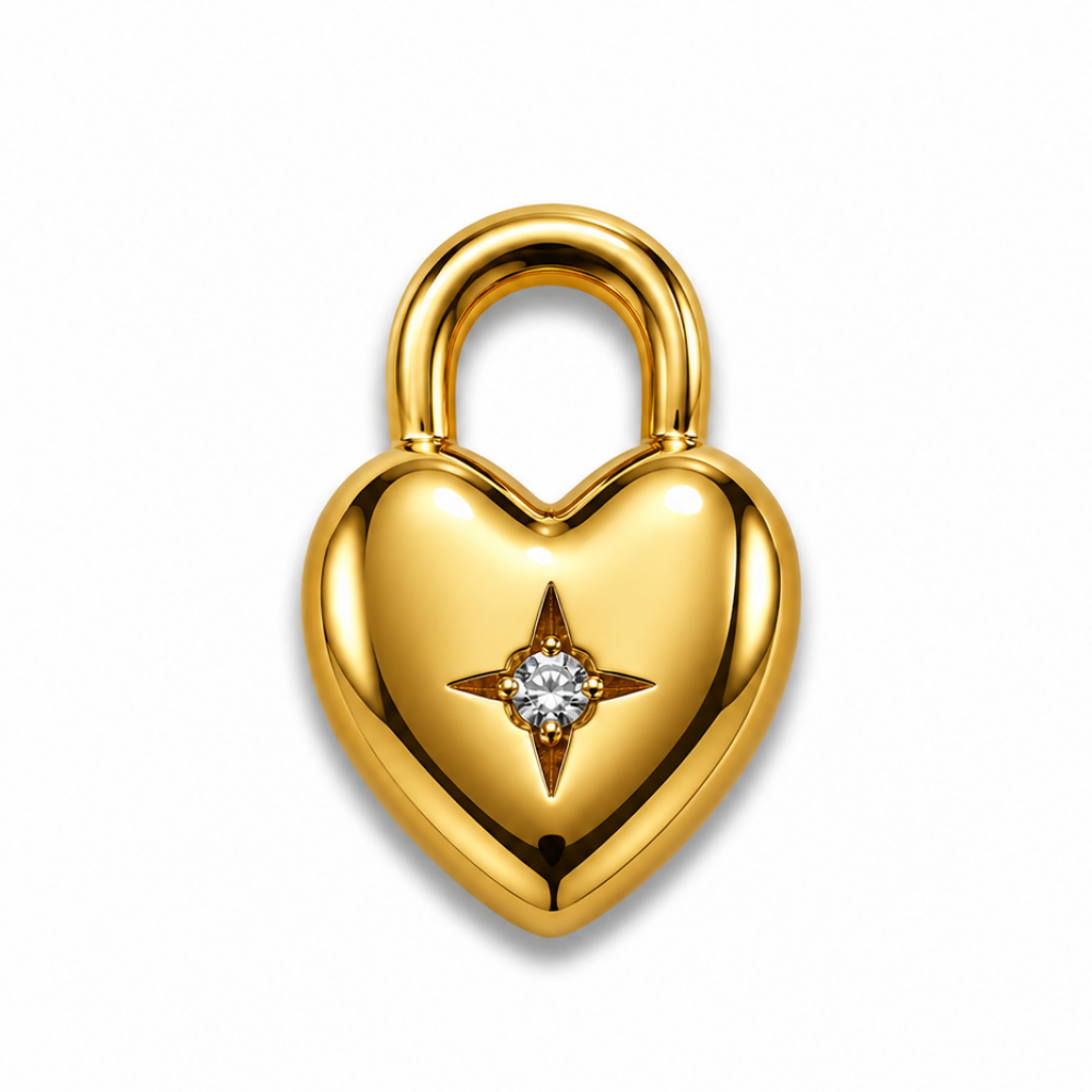 Pendant stainless steel 15×10 mm