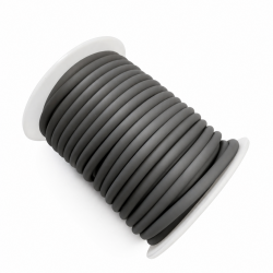 Jewellery-grade rubber tubing 4x2 mm