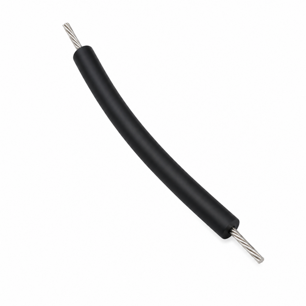 Jewellery-grade rubber tubing 4x2 mm