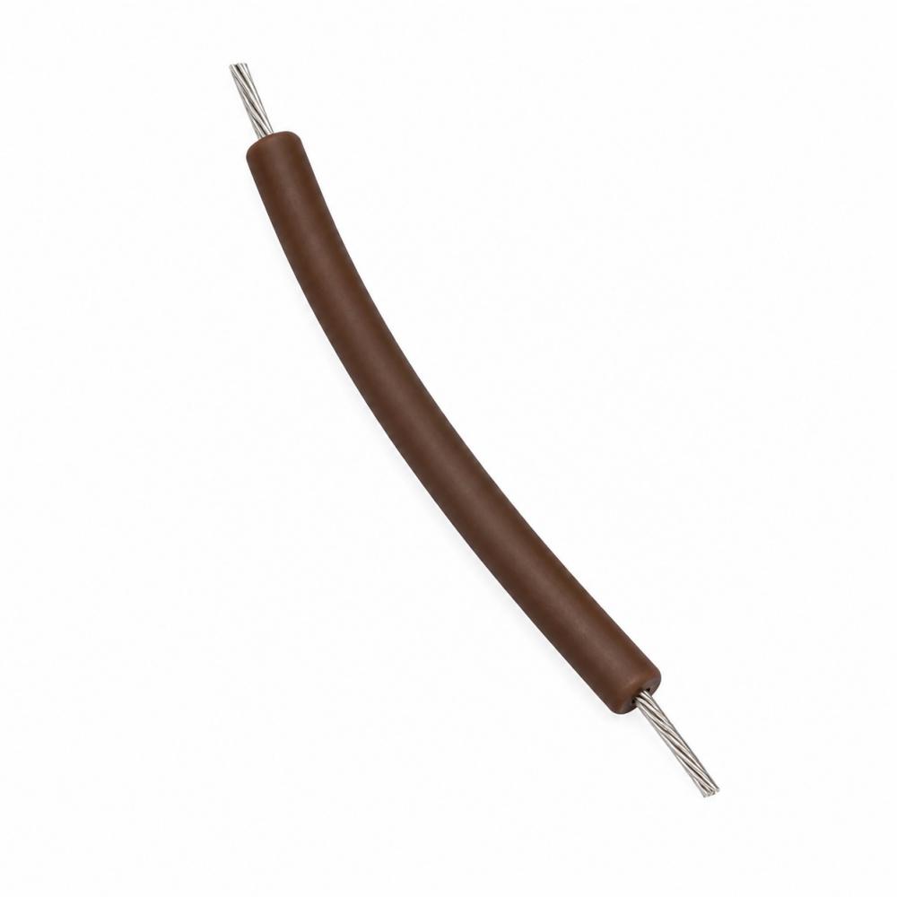 Jewellery-grade rubber tubing 4x2 mm