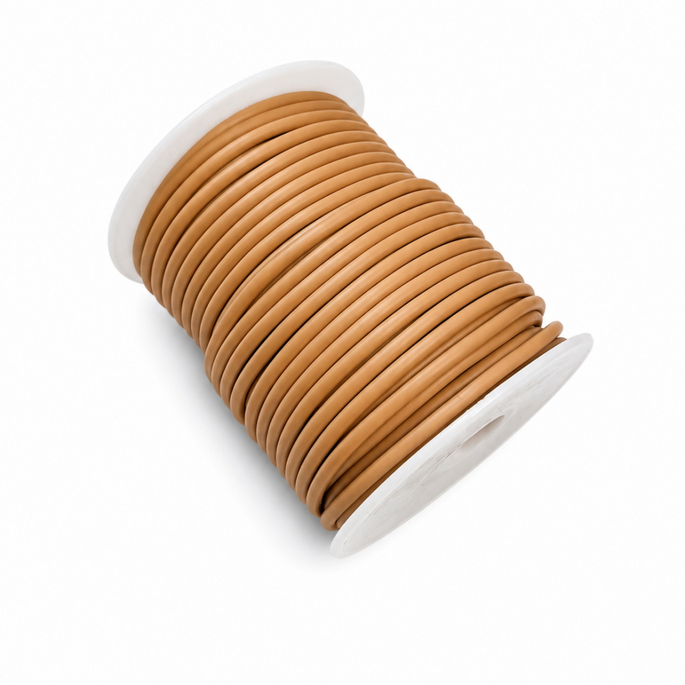 Jewellery-grade rubber tubing 3x1,5 mm