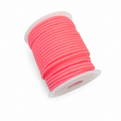 Jewellery-grade rubber tubing 3x1,5 mm