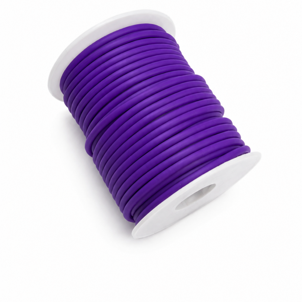 Jewellery-grade rubber tubing 3x1,5 mm