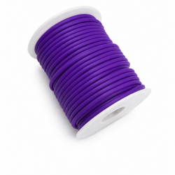 Jewellery-grade rubber tubing 3x1,5 mm