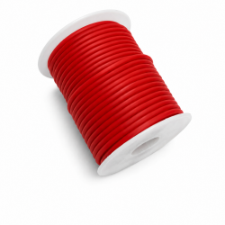 Jewellery-grade rubber tubing 3x1,5 mm