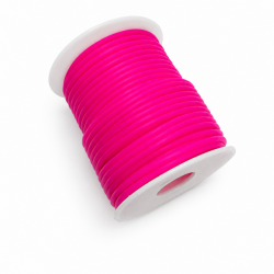 Jewellery-grade rubber tubing 3x1,5 mm