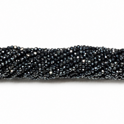 Faceted glass crystals 2×2 mm