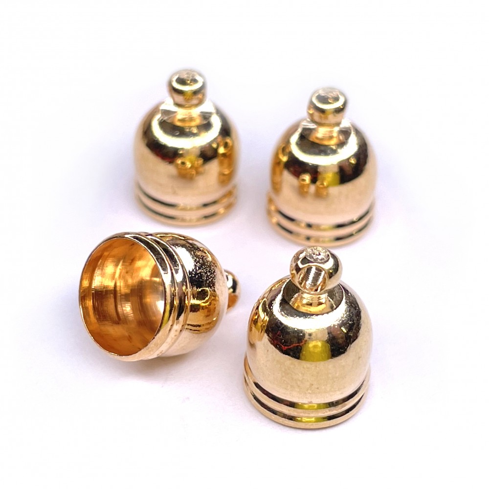 Bead caps 14x10mm 4pcs. (F06M4009)