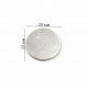 Brooch base 20х20mm 1pcs. 
