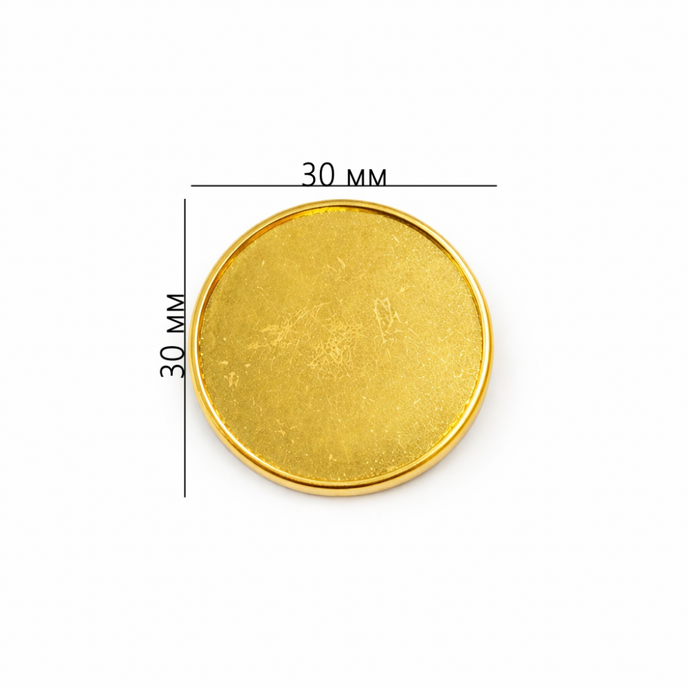 Brooch base 28х28mm 1pcs. 