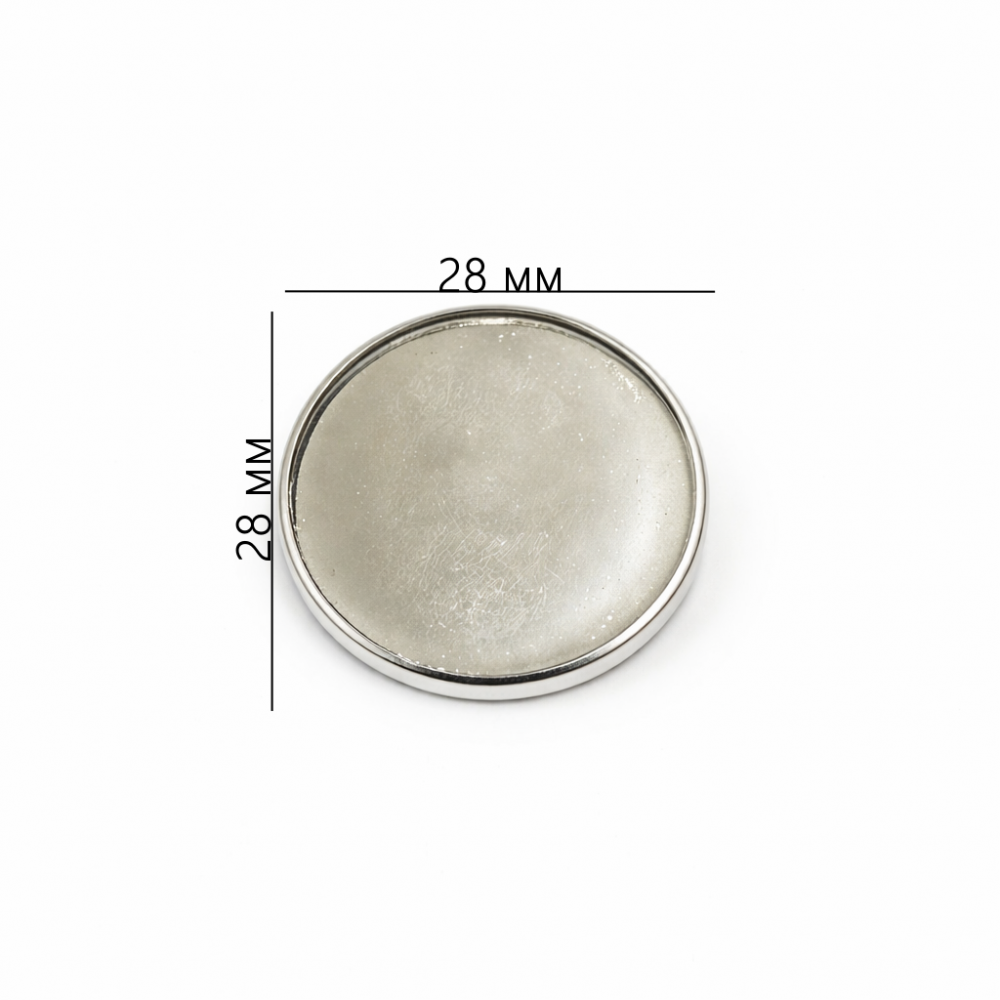 Brooch base 28х28mm 1pcs. 