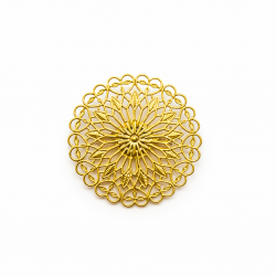Brooch base 38х38mm 1pcs. 