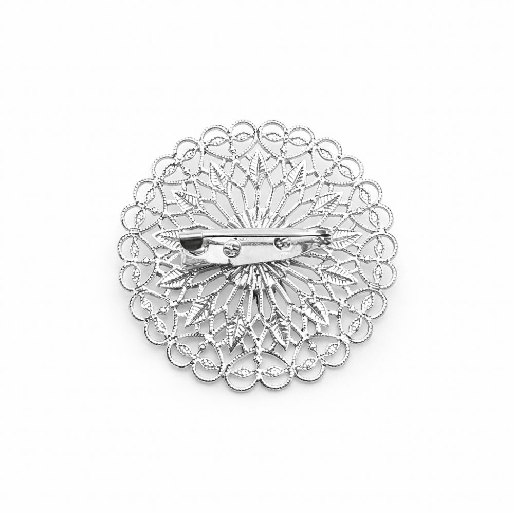 Brooch base 38х38mm 1pcs. 