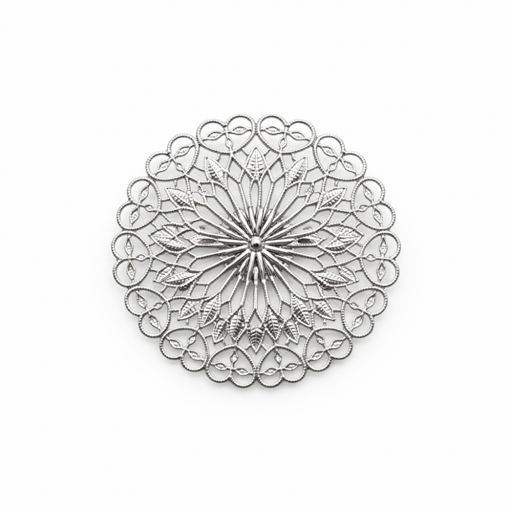 Brooch base 38х38mm 1pcs. 