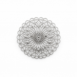 Brooch base 38х38mm 1pcs. 