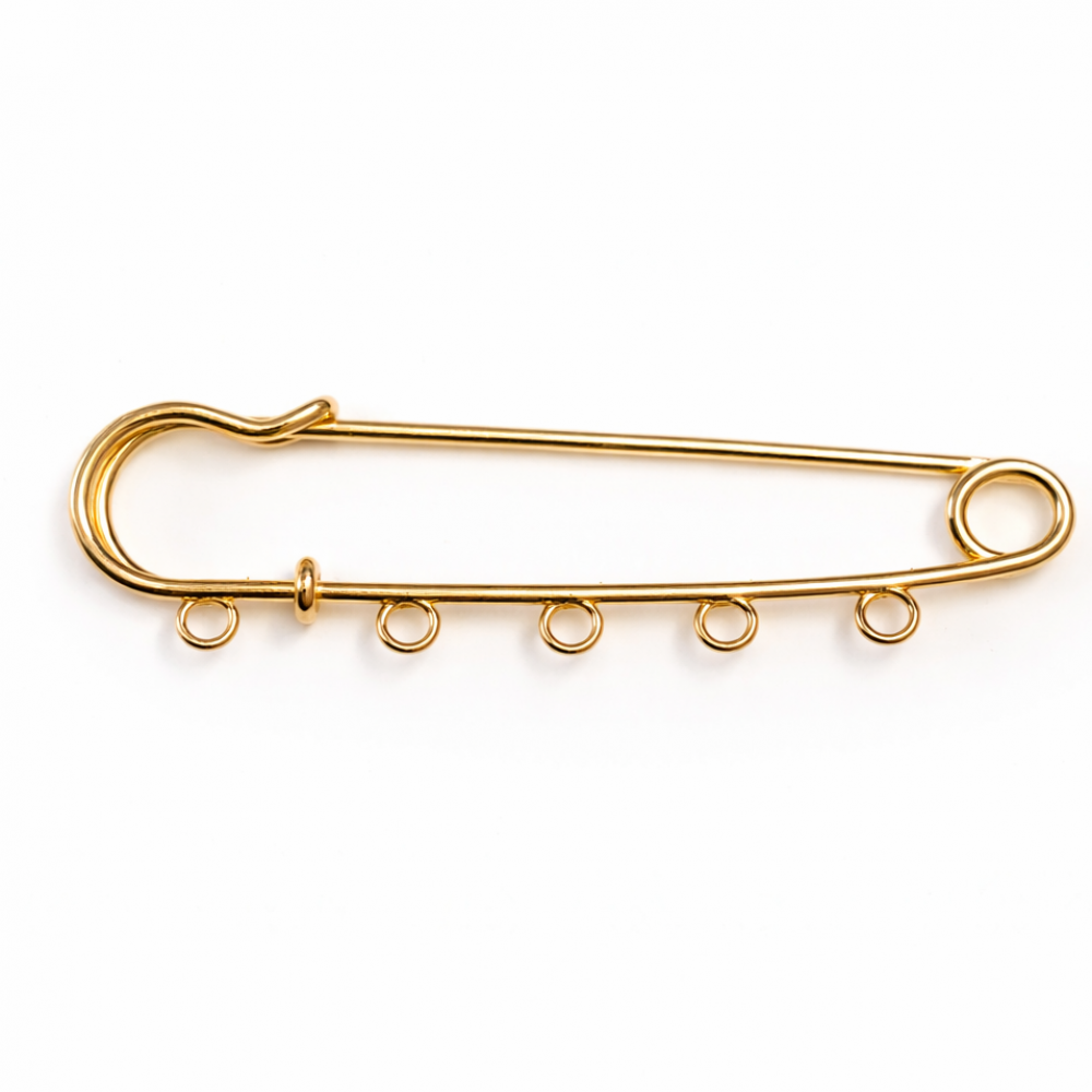 Brooch base 70x19mm 1pcs