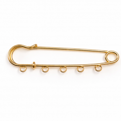 Brooch base 70x19mm 1pcs