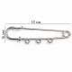 Brooch base 50x16mm 1pcs