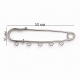 Brooch base 50x16mm 1pcs