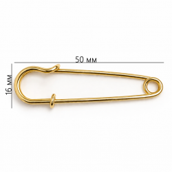 Brooch base 45x13mm 1pcs