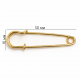Brooch base 45x13mm 1pcs