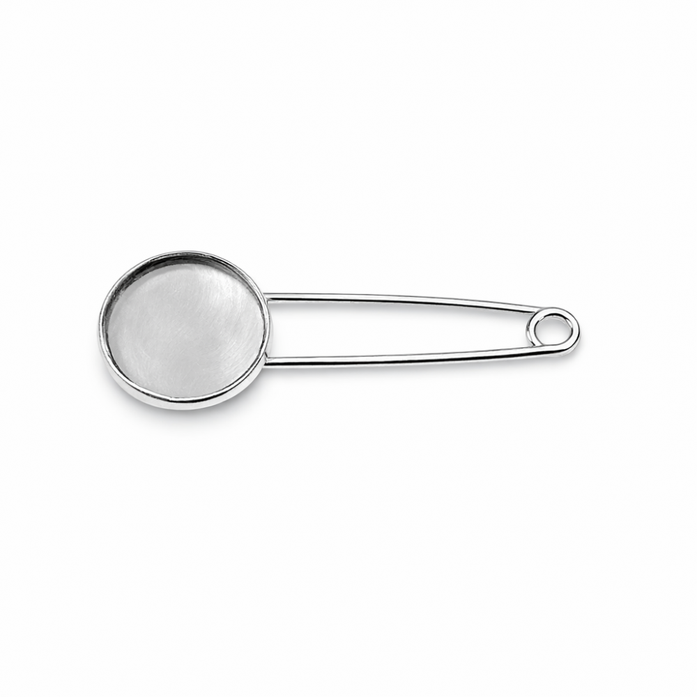Brooch base 52x22mm 1pcs