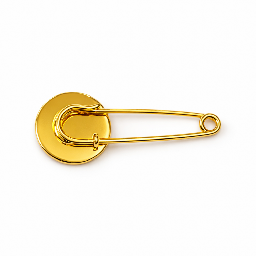 Brooch base 52x22mm 1pcs