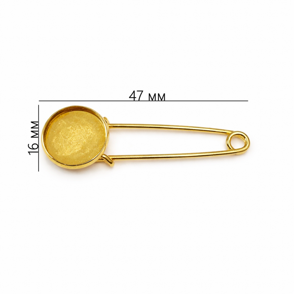 Brooch base 47x16mm 1pcs