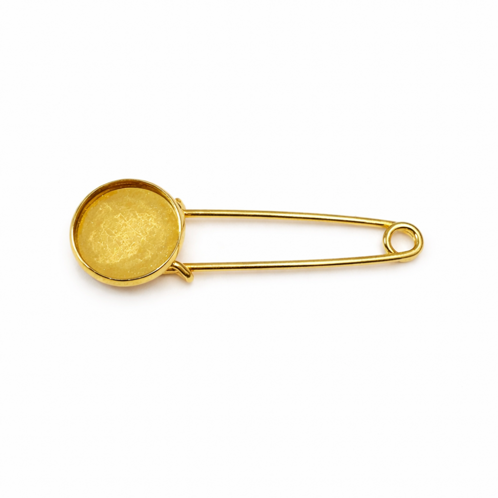 Brooch base 47x16mm 1pcs