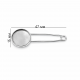 Brooch base 47x16mm 1pcs
