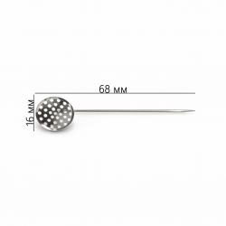 Brooch base 68x16mm 1pcs