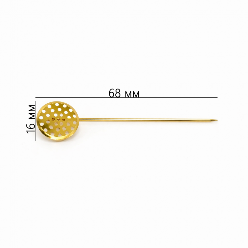 Brooch base 68x16mm 1pcs