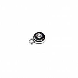 Lux spacer with loop (Bail) 9x3mm 1pcs. (F18L1007) 