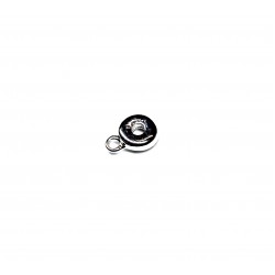 Lux spacer with loop (Bail) 9x3mm 1pcs. (F18L1007) 