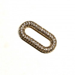 Nacre spacer  Lux 22x11  mm 1 pcs. (F13L3016) 
