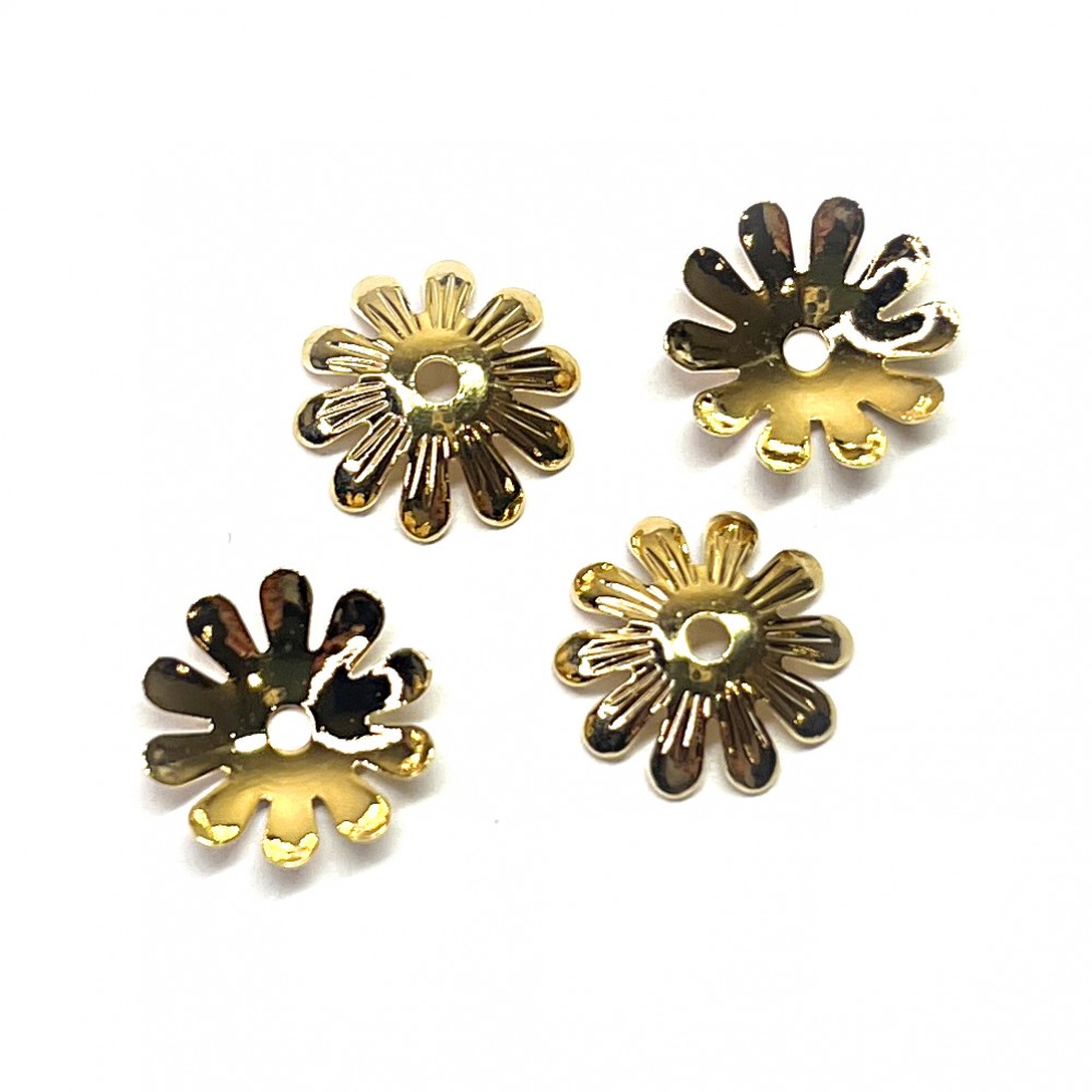 Bead cap Lux 10mm 4pcs. (F06L3011) 