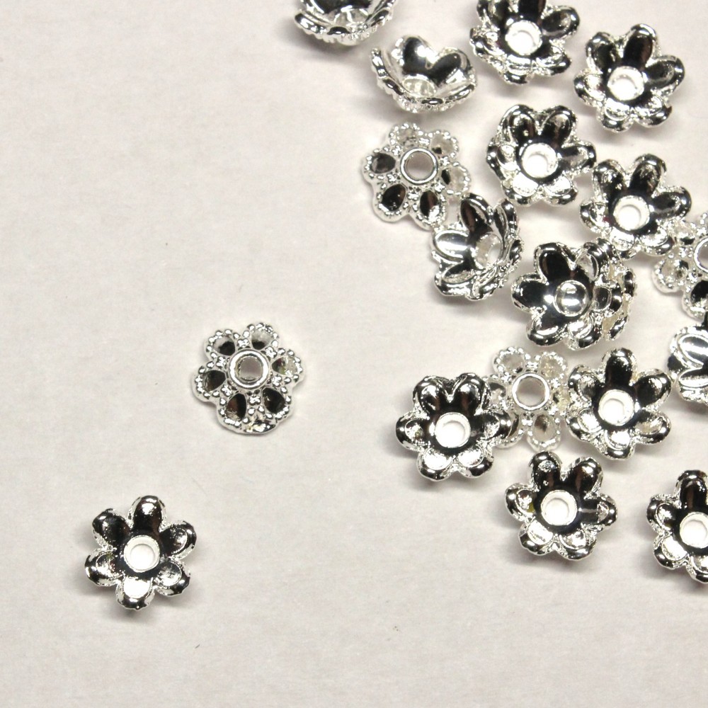 Bead cap Lux 6mm 20pcs. (F06L2012) 