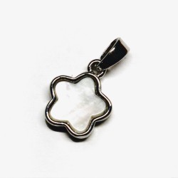 Nacre pendant  Lux 15x10mm 1pcs. (F12L1061) 
