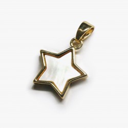 Nacre Pendant Lux 20x14mm 1pcs. (F12L3083) 