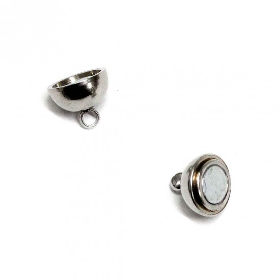 Magnetic stainless steel clasp 10x17mm 1pcs. (F01N1021)