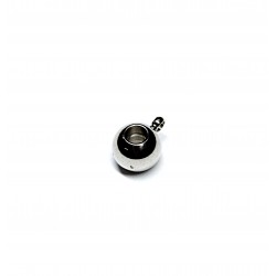 Stainless steel spacer with loop (Bails) 6x8x10,5mm 1pcs. (F18N1002)